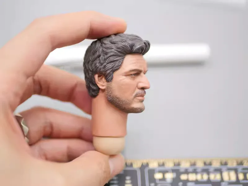 1/6 CCTOYS The Last of US. Joel Normal Version Male Head Sculpt Carving with Neck Connector For 12