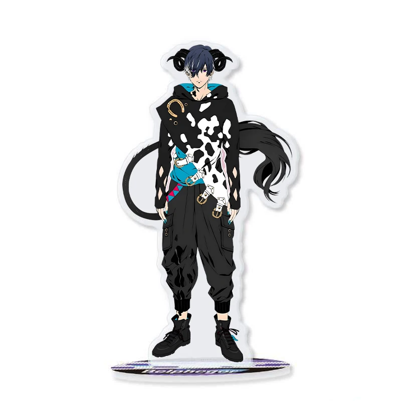 Guo Xiao Luo Anime Peripheral Store Obey Me! Asmodeus Lucifer Mammon Leviathan Satan HD Characters Acrylic Stand Desktop Decor