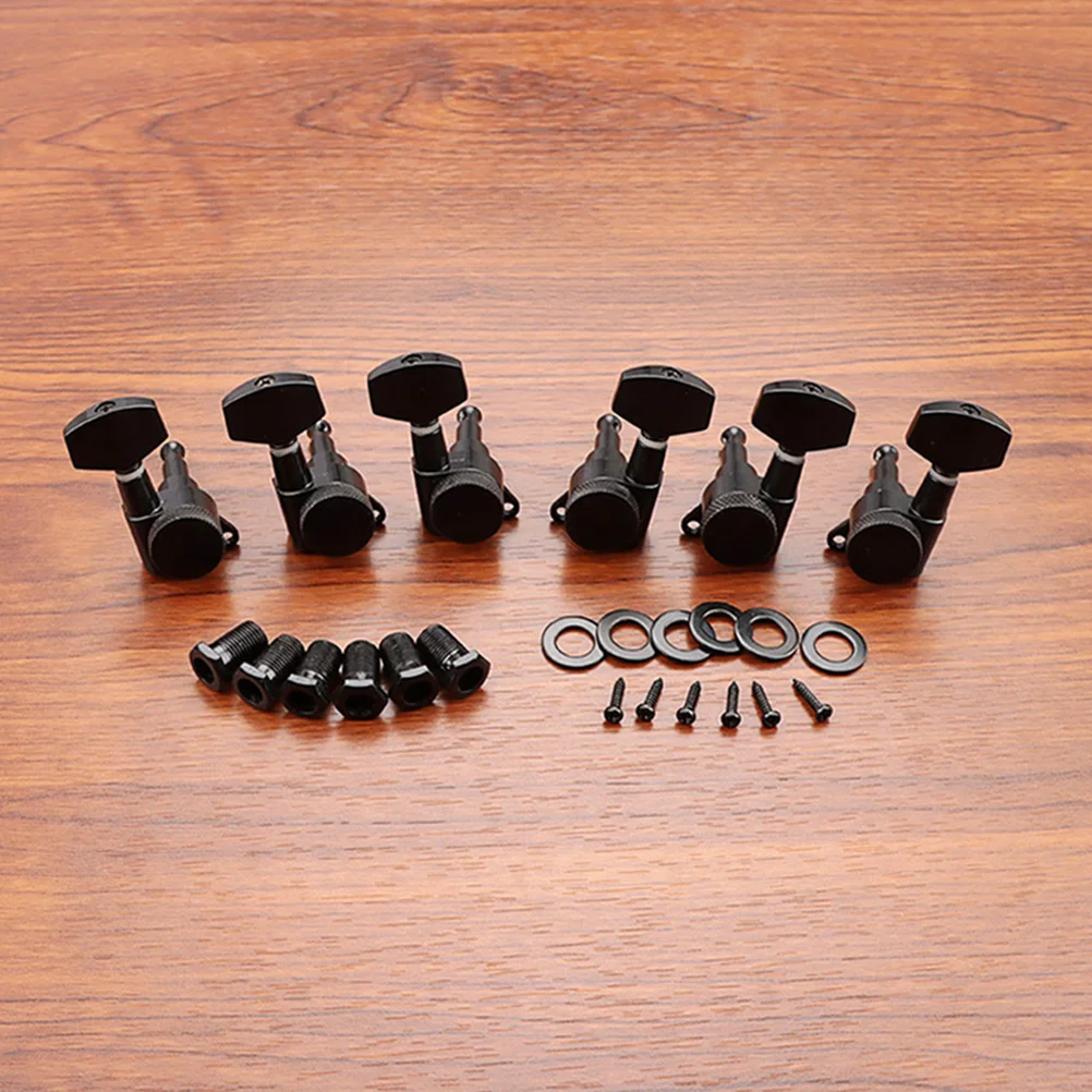 

Guitar Tuning Pegs Vintage Locking Tuners Musical Instrument Machine Head Black