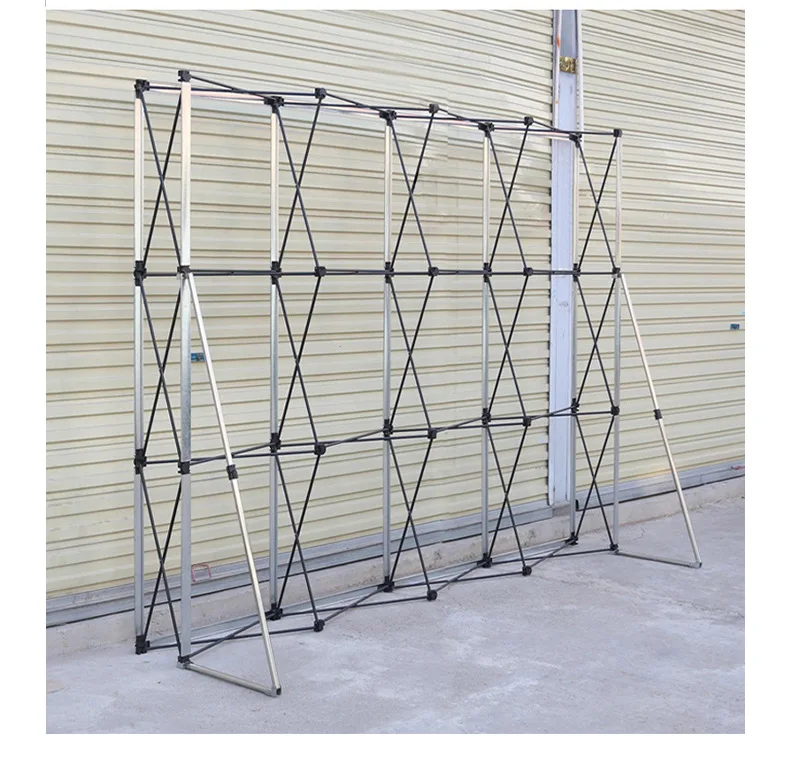 Foldable Metal Flower Wall Stand Pillar Frame Wedding Shimmer Wall Panels Backdrops Banner Display Stand Advertising Show Rack