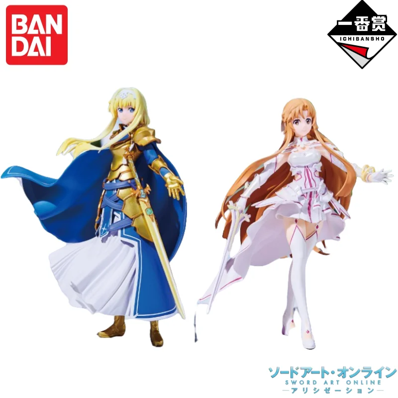 

Оригинальный Bandai Banpresto аниме персонажи Sword Art Online Алиса Юки Асуна красивые коллекционные украшения модель игрушки гараж