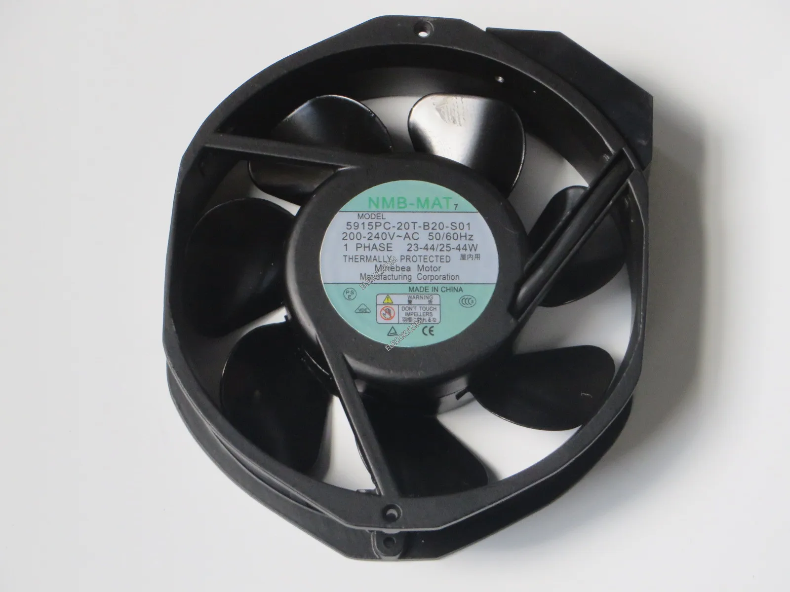 

Cooling Fan 5915PC-20T-B20 AC 240V 23W 150x172x38mm 2 Terminals