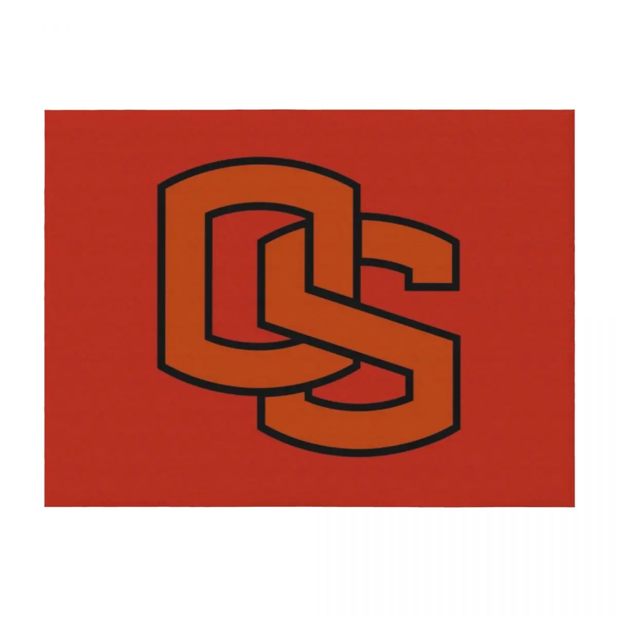 

Oregon State text logo Throw Blanket Bed Thin christmas gifts Bed linens Blankets