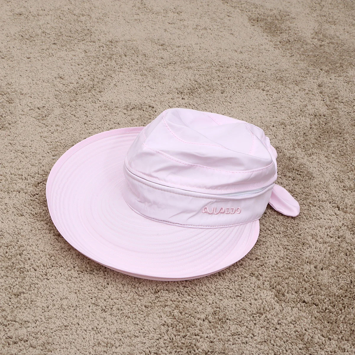 

2-Style Foldable Women Foldable Sun Hat Wide Brim Uv Protection Packable Beach Hat Visor Caps Outdoor Travel Pink