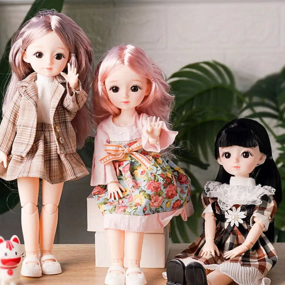 1/6 SD 30 cm Bjd met Kleding Lang Haar Aantrekkelijke Ogen Prinses Dress Up BJD Elegante Kogelgewricht Prinses Make-up Kogelgewricht