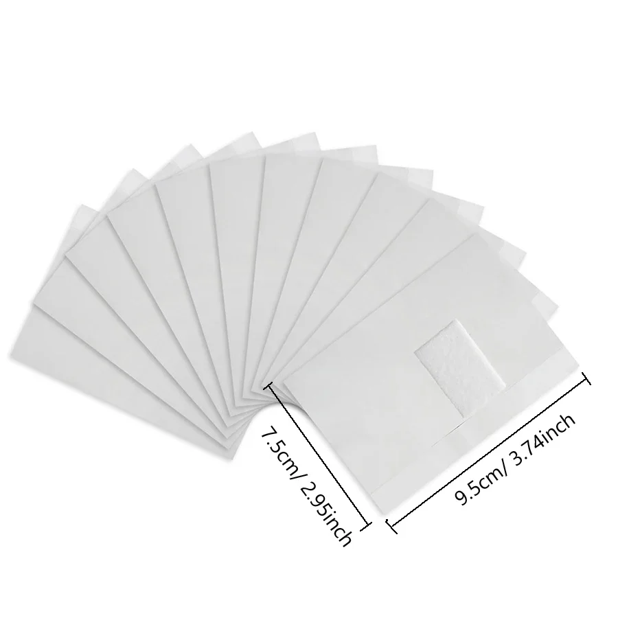 100/200/300 個ネイルホイルリムーバーラップアクリルジェルポリッシュネイルソークオフ用、ネイルリムーバーラップパッドツール