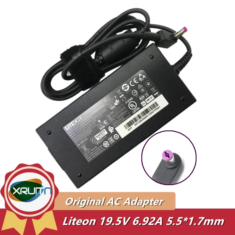 

Genuine Liteon 19.5V 6.92A PA-1131-26 Laptop AC Adapter For Acer Nitro 7 AN715-51-73BU AN715-51-73AX N18C3 Charger ADP-135NB B