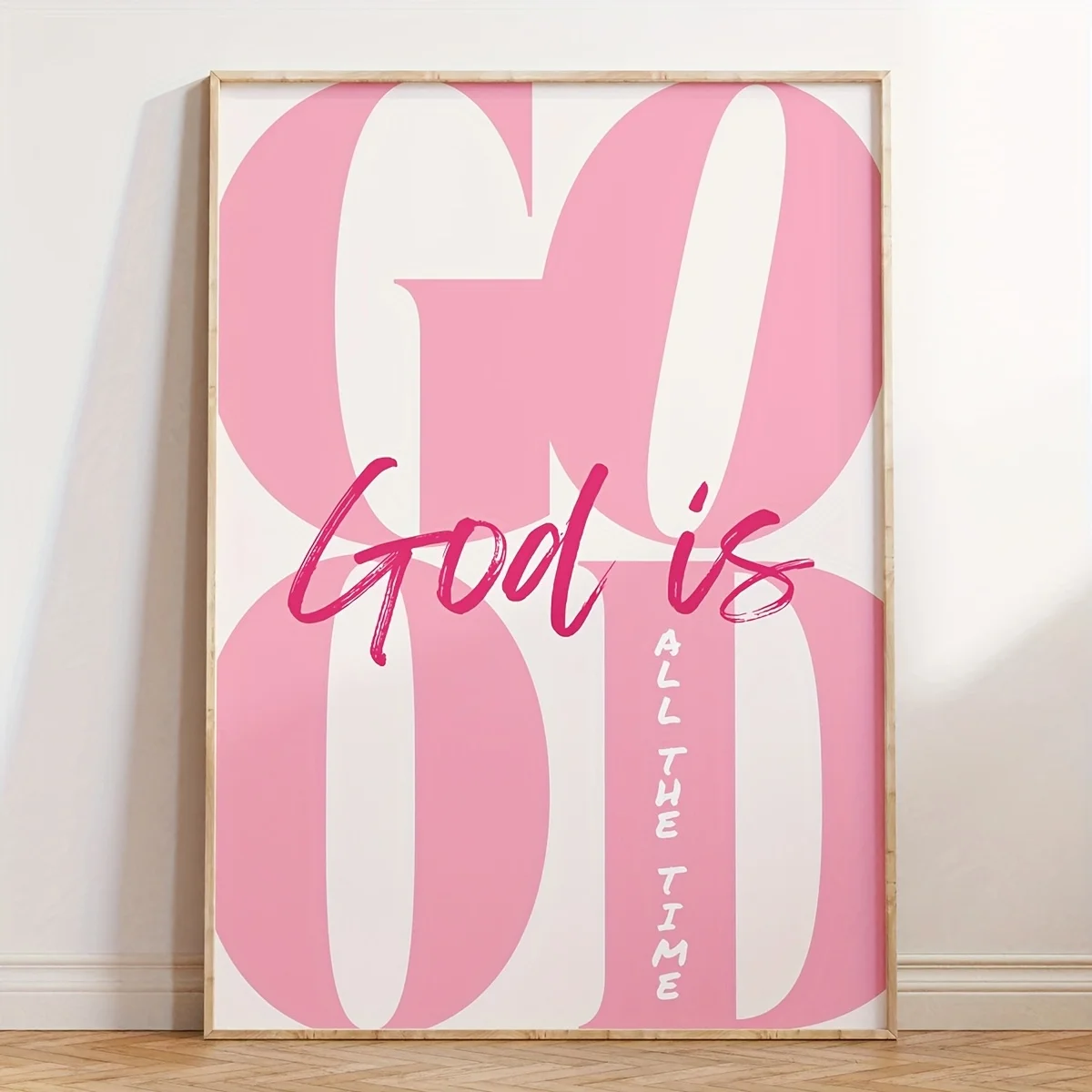 Pink Girly Christian Wall Arts 