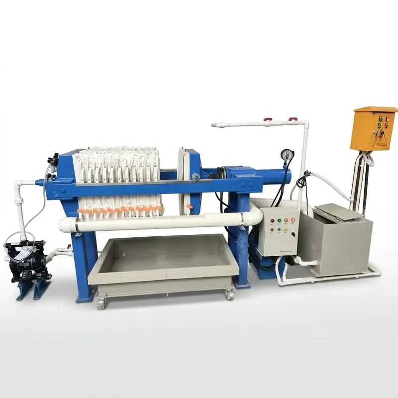 Customized New Embedded Plate Frame Semi-Automatic Polypropylene Filter Press 5m Filter Area 30mm Cake Thickness