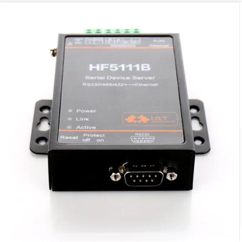 Wifimodule 5111B RJ45 RS232/485/422 Serial To Ethernet Free RTOS Serial 1 Port Server Converter Device Industrial Connector Unit