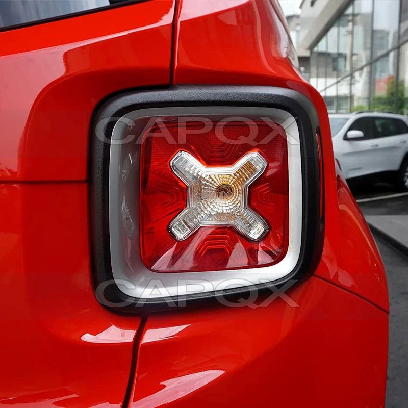 Sliver Rear Bumper Taillight Taillamp Without Bulbs For Jeep Renegade 2016 2017 2018 Rear Stop Brake Tail Light Lamp