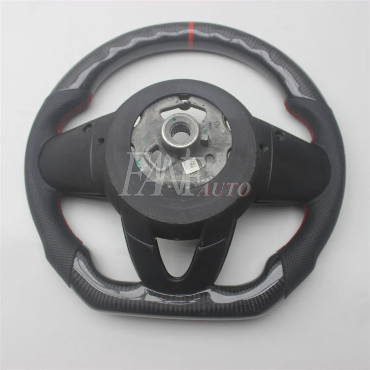 Replacement Real Carbon Fiber Steering Wheel with Leather for BMW MINI F55 F56 F57 F60