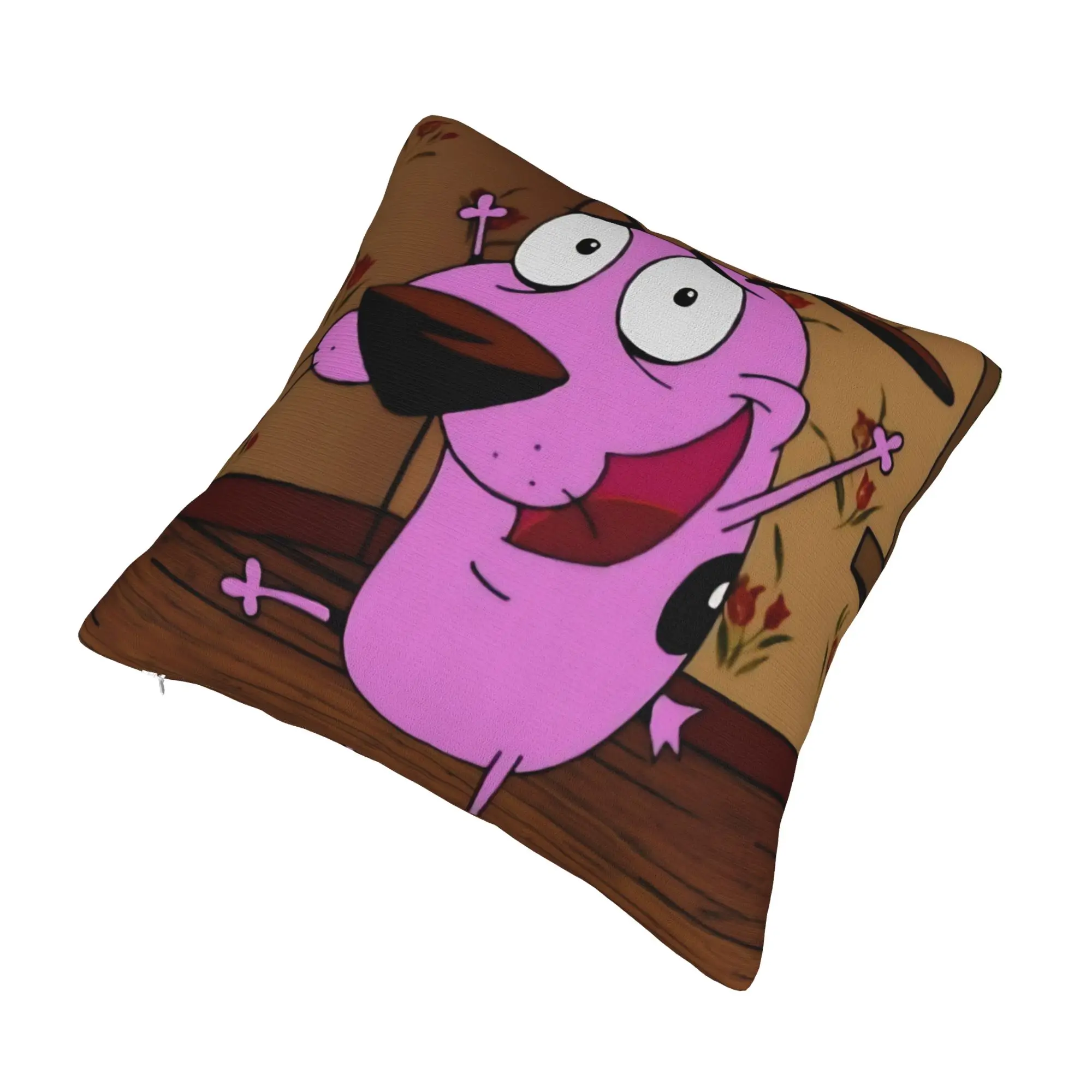 Decorative Pillowcase Courage the Cowardly Dog-D Merch Sofa  Pillow Case Cover Drop Shipping Multi-Size
