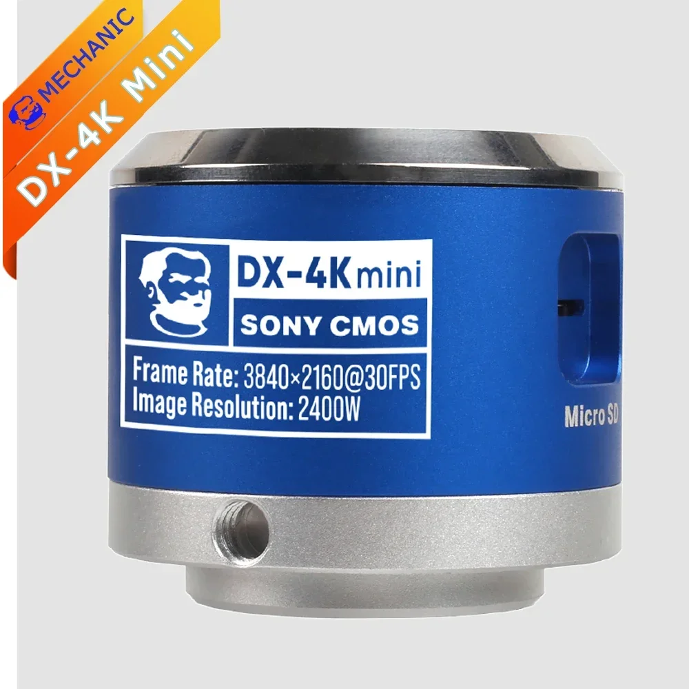 DX-4K mecánica de Cámara Industrial 4K HD, herramienta de fotografía de grabación de vídeo, mantenimiento de pruebas de inspección de microscopio, 3840x2160