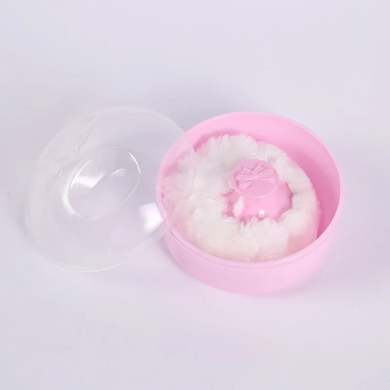 Baby Powder Makeup Puff Round Makeup Fluff Soft Plush Puff Sponge Body Powder Makeup Beauty Tools Soft Plush Powder Puff Tools