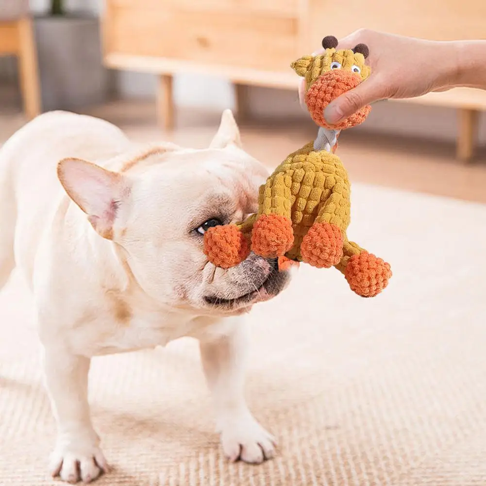Peluche drôle d'âne son poupée résistant à la déchirer et à mordre les dents meulage son chien jouets à mâcher pour jouets d'entraînement pour animaux de compagnie
