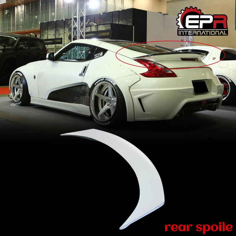 

For 2009-2021 Nissan 370Z Z34 WBS Style FRP Rear Wing Spoiler OEM Fit