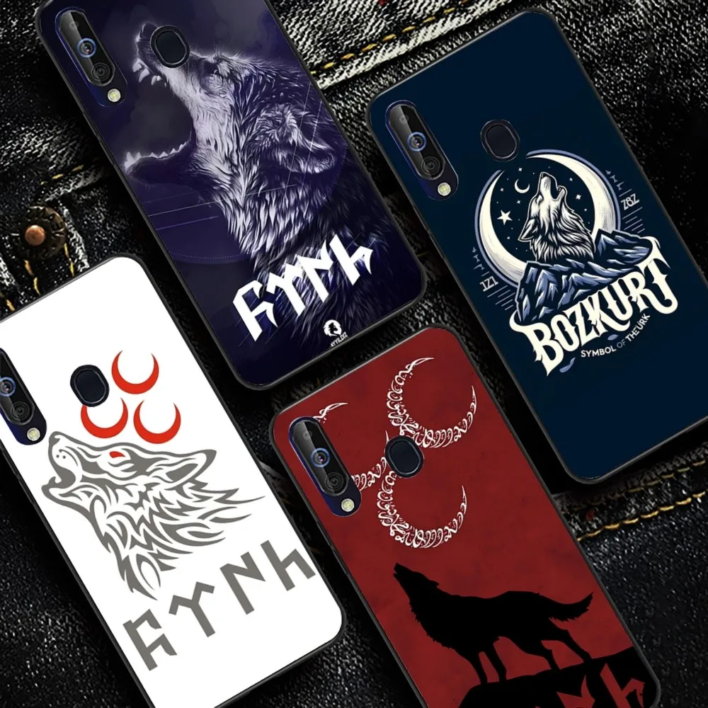 T-Turkish Language Bozkurt Gray Wolf Phone Case For Samsung A 10 11 12 13 20 21 22 30 31 32 40 51 52 53 70 71 72 73 91 13 shell