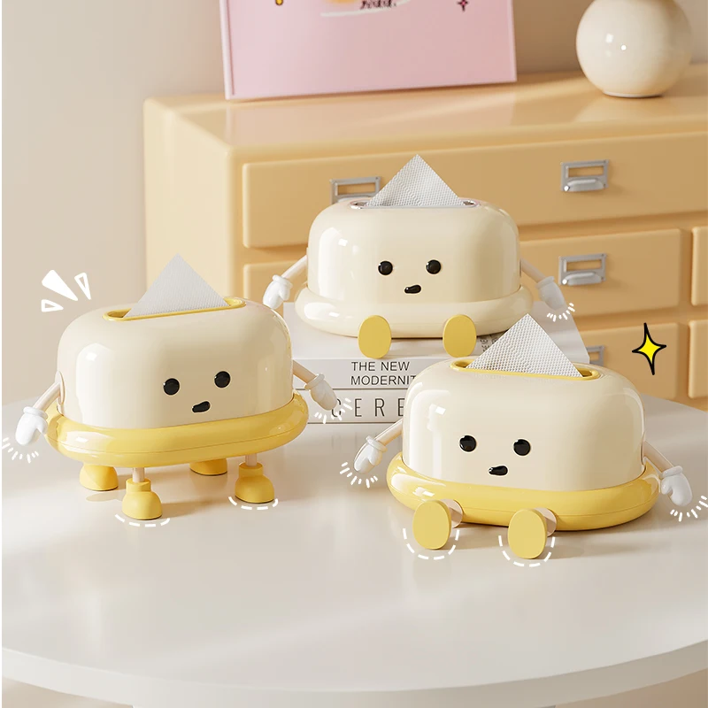 

UFORU Tissue box living room high-end light luxury desktop high-end art table decoration creative high appearance paper box