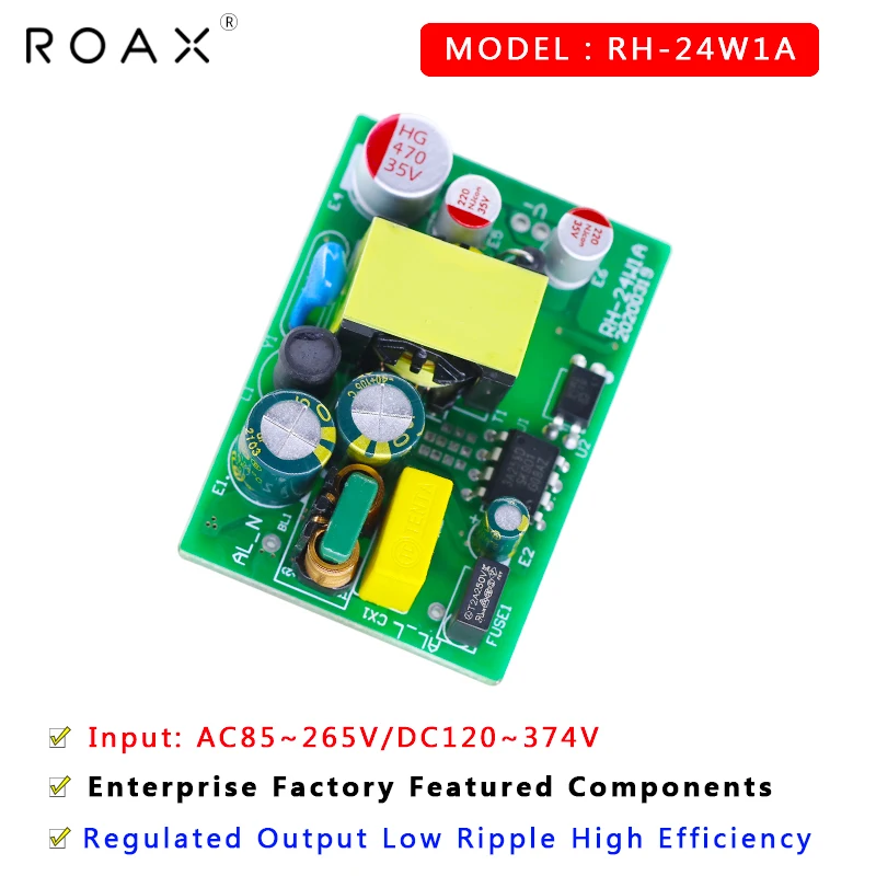 Fuente de alimentación conmutada de 12v 2a, 220v a 5v, 4a, 9v, 2,6a, 24v1a, 24w, convertidor de CA a CC, módulo de alimentación regulado