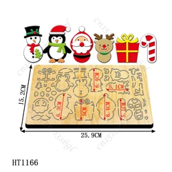 Kolekcja świąteczna wykrojniki-nowa matryca do cięcia 2023 i drewniana forma, odpowiednia do zwykłej maszyny do cięcia matryc na rynku.