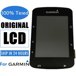 2,4-calowy kompletny ekran LCD do GARMIN EDGE 520 520J 520 Plus miernik prędkości roweru Panel wyświetlacza ekran dotykowy naprawa Digitizer