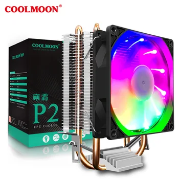 RGB Fan CPU Luftkühler mit 1700 PWM 90mm für Computer AMD AM2 + AM3 AM3 + AM4 FM1 FM2 und Intel LAG 755/1366 115X/1200