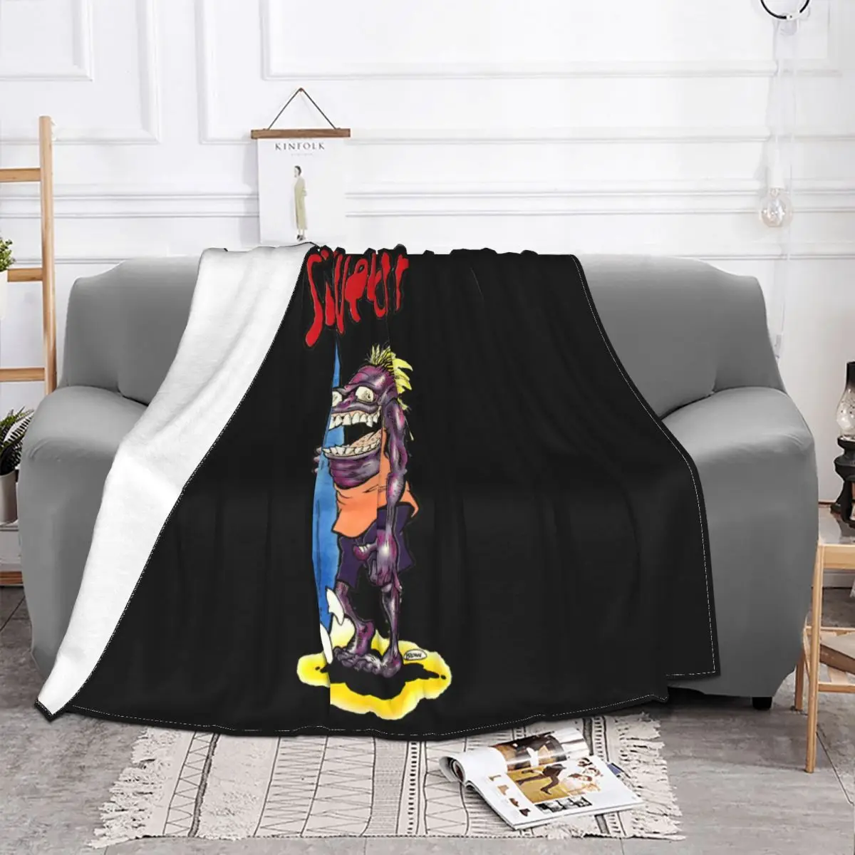 Vintage Silverchair Tour Frogstomp Spring Farmhouse Wholesale Colour Simple 2021 Latest Graphic Letter Loose Throw Blanket