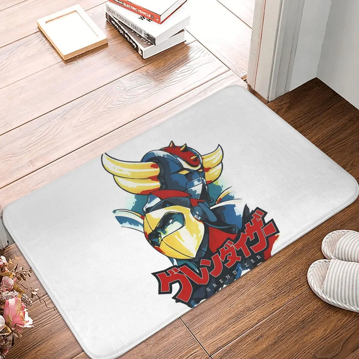 Grendizer And Duke Fleed Anti-slip Doormat Floor Mat Carpet Rug for Kitchen Entrance Home Bathroom Living room Footpad Mats