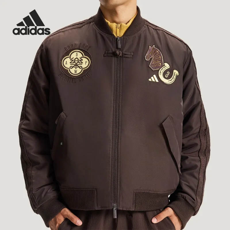 Adidas Seasonal Men's Stand-up Collar Loose Sports Jacket KQ5092