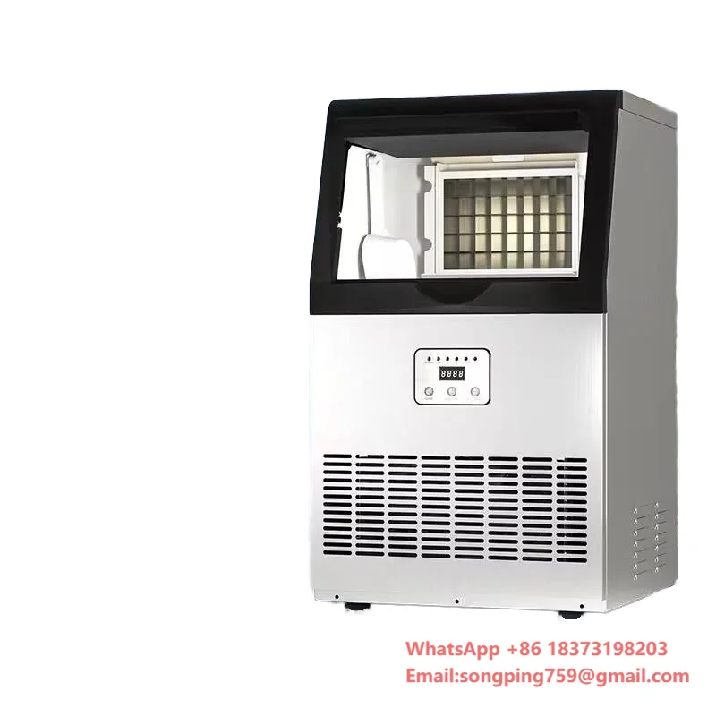 

Коммерческий электрический льдогенератор из нержавеющей стали Производитель 30 кг 40 кг 50 кг 60 кг 75 кг Емкость производства льда