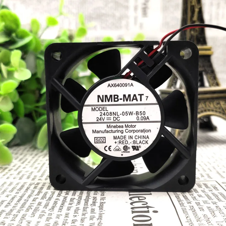 NEW ORIGINAL 2408NL-05W-B59 24V 6020 60*60*20mm 6cm COOLING FAN
