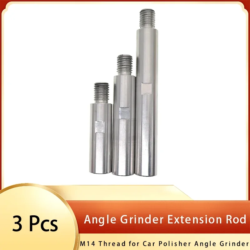 M14 Thread Adapter Angle Connection Grinder Extension Rod Polishing Accessories Tools for Car Polisher Angle Grinder