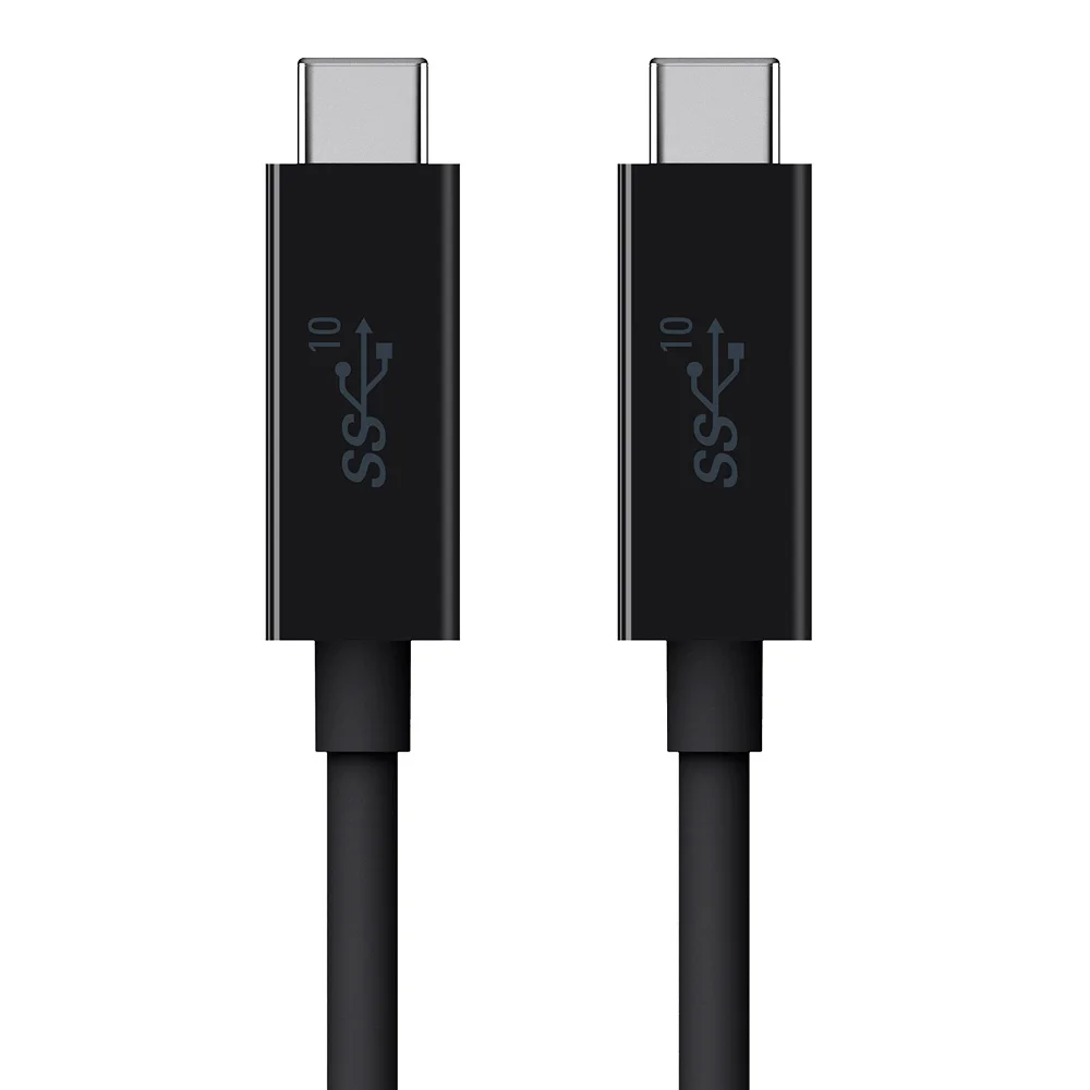 Black 3ft F2CU030Bt1M Original New For belkin 3.1 USB-C™ to USB-C Cable (USB Type-C™) 10Gbps 4K 60HZ 60w