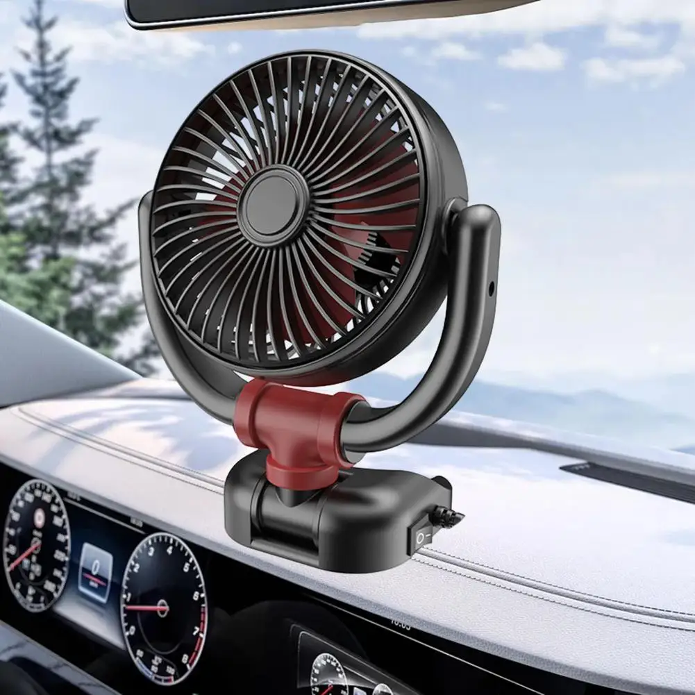 Air Circulation Fan High Speed Usb Car Fan with 360-degree Rotatable Design for Personal Ultra-quiet Auto Supplies Air