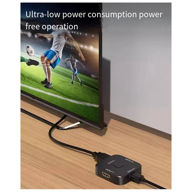 -Compatible Switch Video Selector Adapter All-In-1 8K -Compatible 2.1 Switch Switch 3X1 8K@60Hz