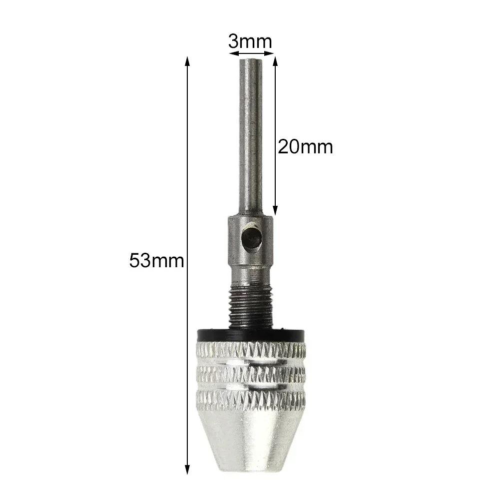 0.3-3.4mm Drill Chuck 3mm Shank Electric Grinder Keyless Drill Chucks Adapter Converter For Electric Grinder Engraving Machine