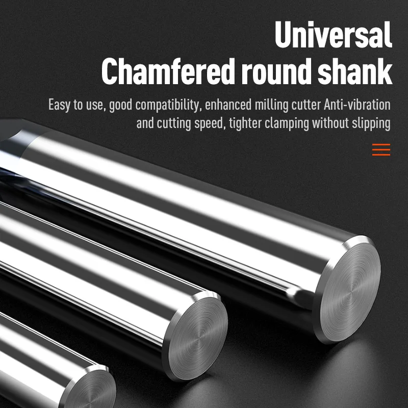 Imagem -03 - Huhao-carboneto Bola Nariz Router Bit Cnc Tapered End Mills Flautas Hrc55 Fresas Endmill Madeira Metal Ferramenta de Gravura
