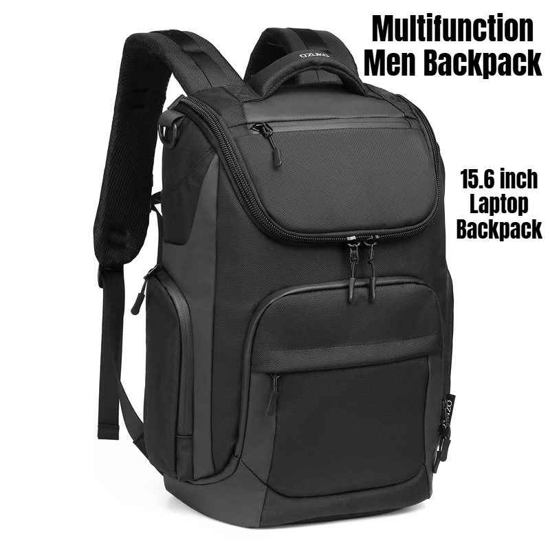 

Multifunction Men Backpack Large Capacity Waterproof 15.6 inch Laptop Backpack Outdoor Travel Business Cabin Bag with USB