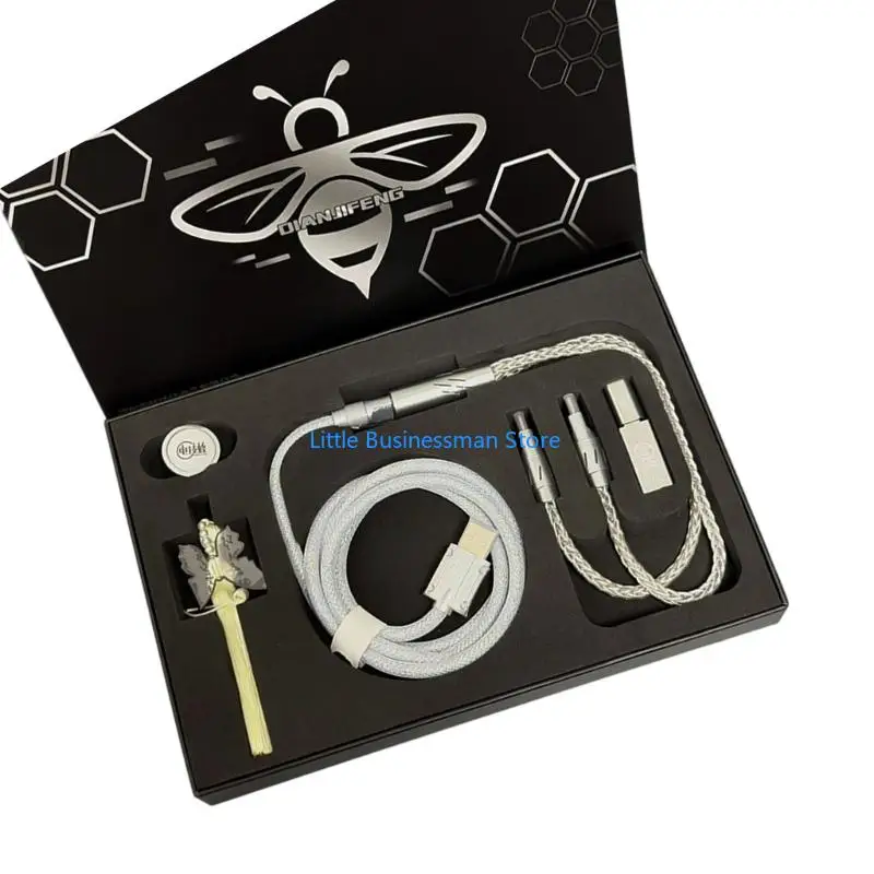 Desktop-Computer-Kabel-Set für Tastatur, Maus, USB-C-Speicher, Verwendung M76A – Detail 3