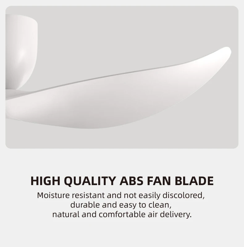 FUMANJIA 52-Inch Low-Profile Ceiling Fan for Home – No Light, Remote — detail 19