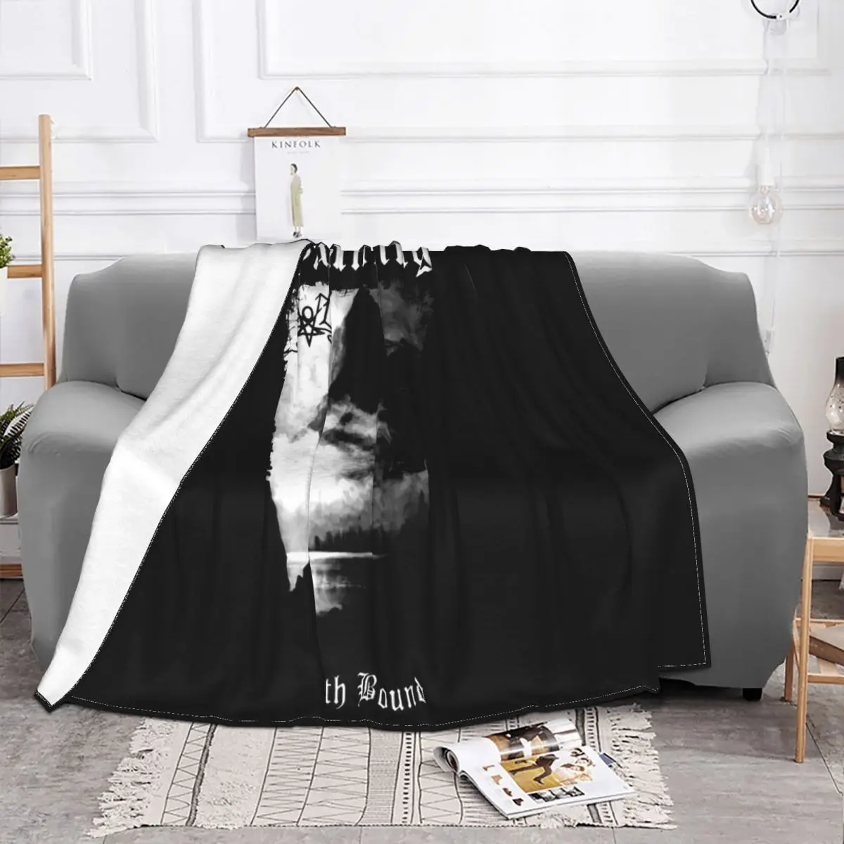 Summoning Oath Bound Black Metal Band Print Female Lowest Price Low Price Personality Men Original Cute Pride Throw Blanket