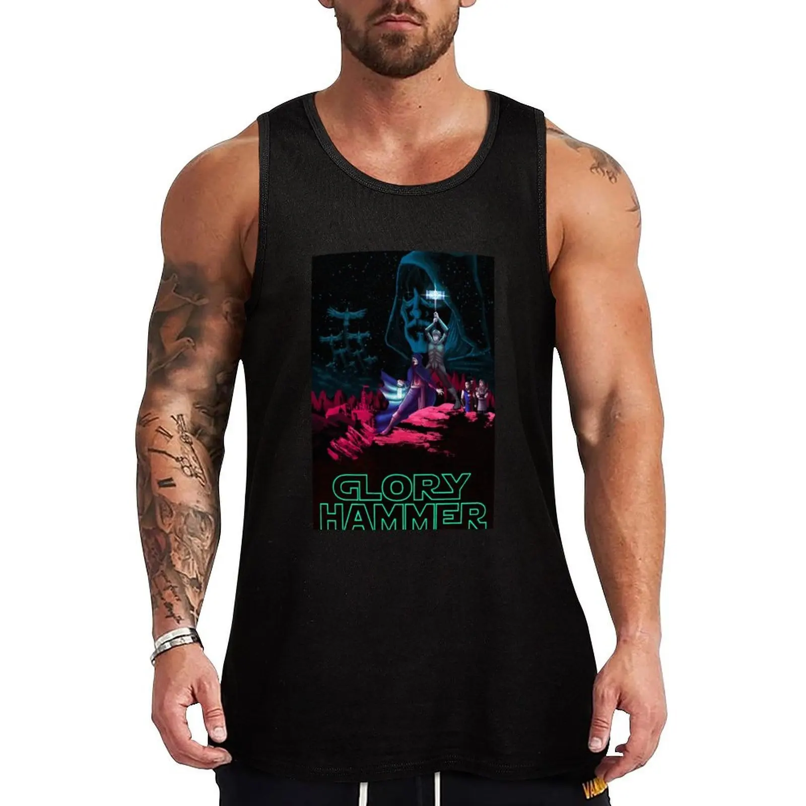 Gloryhammer Episode IV: Tales from the Kingdom of Fife Tank Top Flexible Tank Top Stretch Fabric Casual Sleeveless