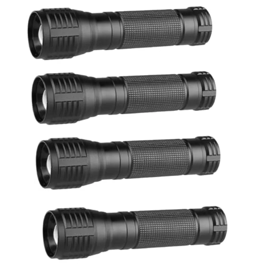 Tactical 3000 Lumens Waterproof Zoomable LED Flashlight