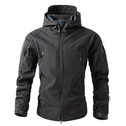 Men's Winter Autumn Fleece Jackets Tactical Waterproof Suits Outdoor Fishing Hiking Camping Tracksuits Coats Thermal Pants M-5XL