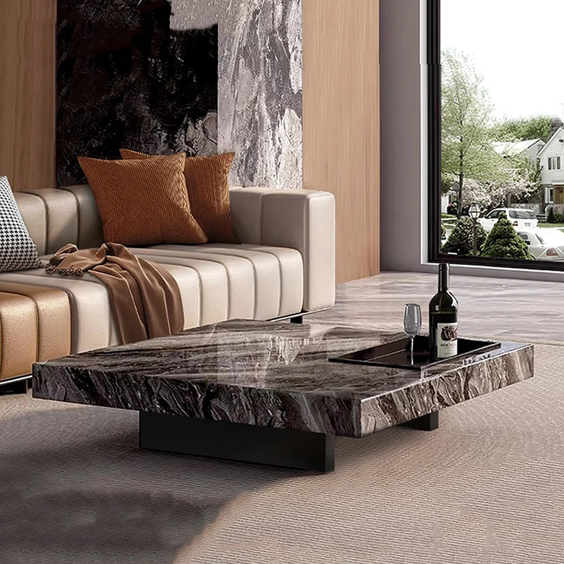 

Aesthetic Luxury Coffee Tables Italian Industrial Modern Tray Coffee Tables Design Minimalist Table Basse Living Room Furniture