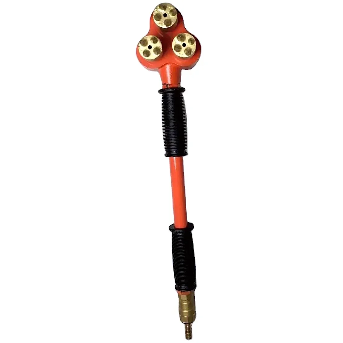 TY63003A NEW DESIGN!  Triple Head Hand Held Air Scabblers ramping large slab differences, texturing parking deck Bushhammer