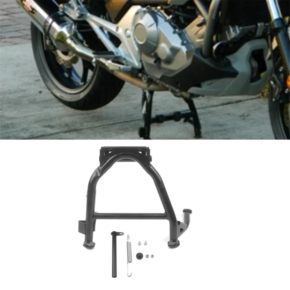 

Motorcycle Middle Center Kickstand Motorcycle Lifting Support Bracket Foot Kick Stand for Honda NC750X 2012-2018