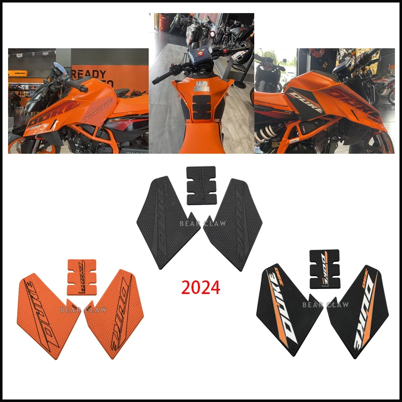 

for KTM DUKE 390 DUKE 250 2018-2024 High quality Motorcycle Tank Traction Side Pad Gas Fuel Knee Grip Decal NEW style