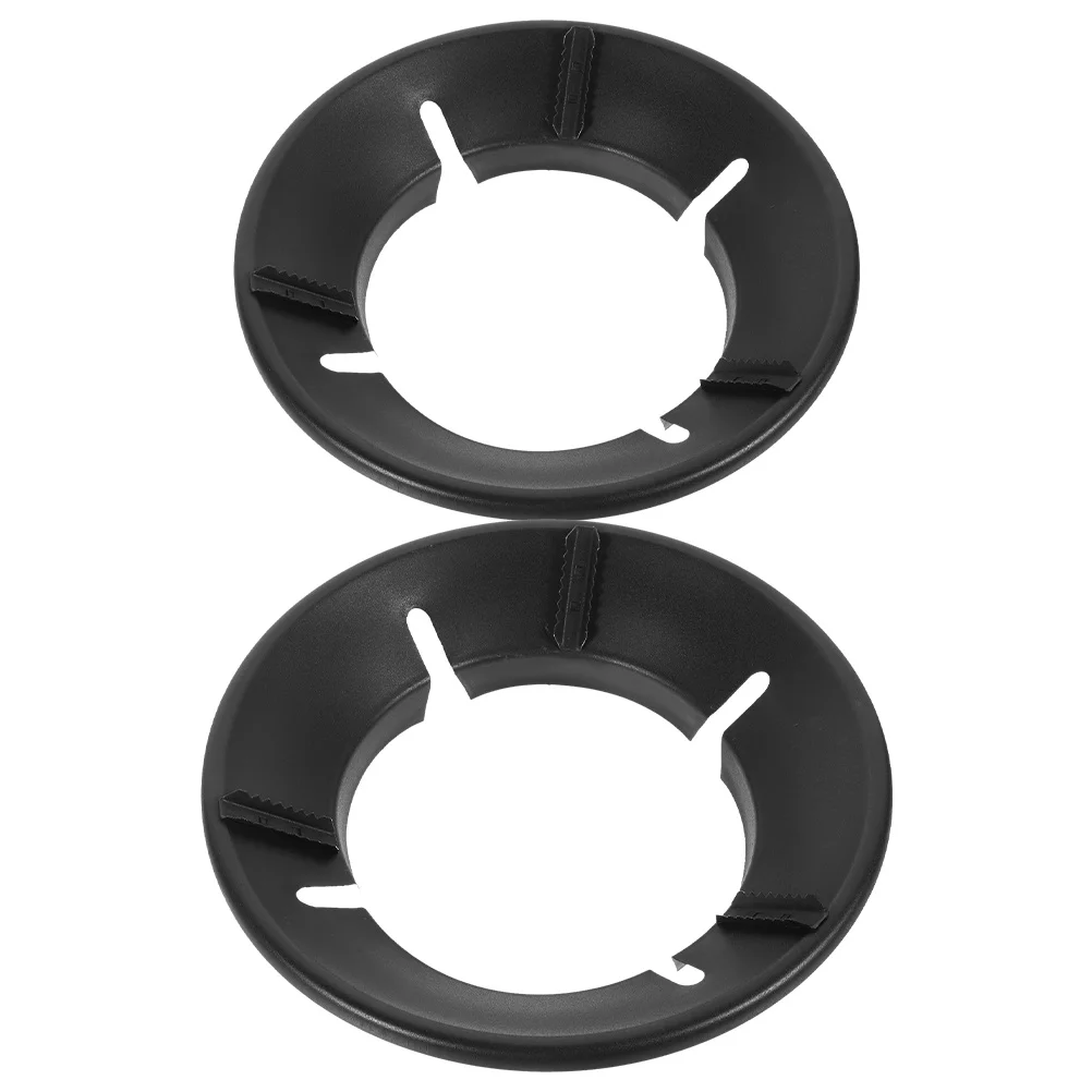 2 Pcs Gas Stove Draft Shield Wok Ring Stand Cooktop Range Holder Rack Accessories Tripod Pot for Support Racks Enamel Rings